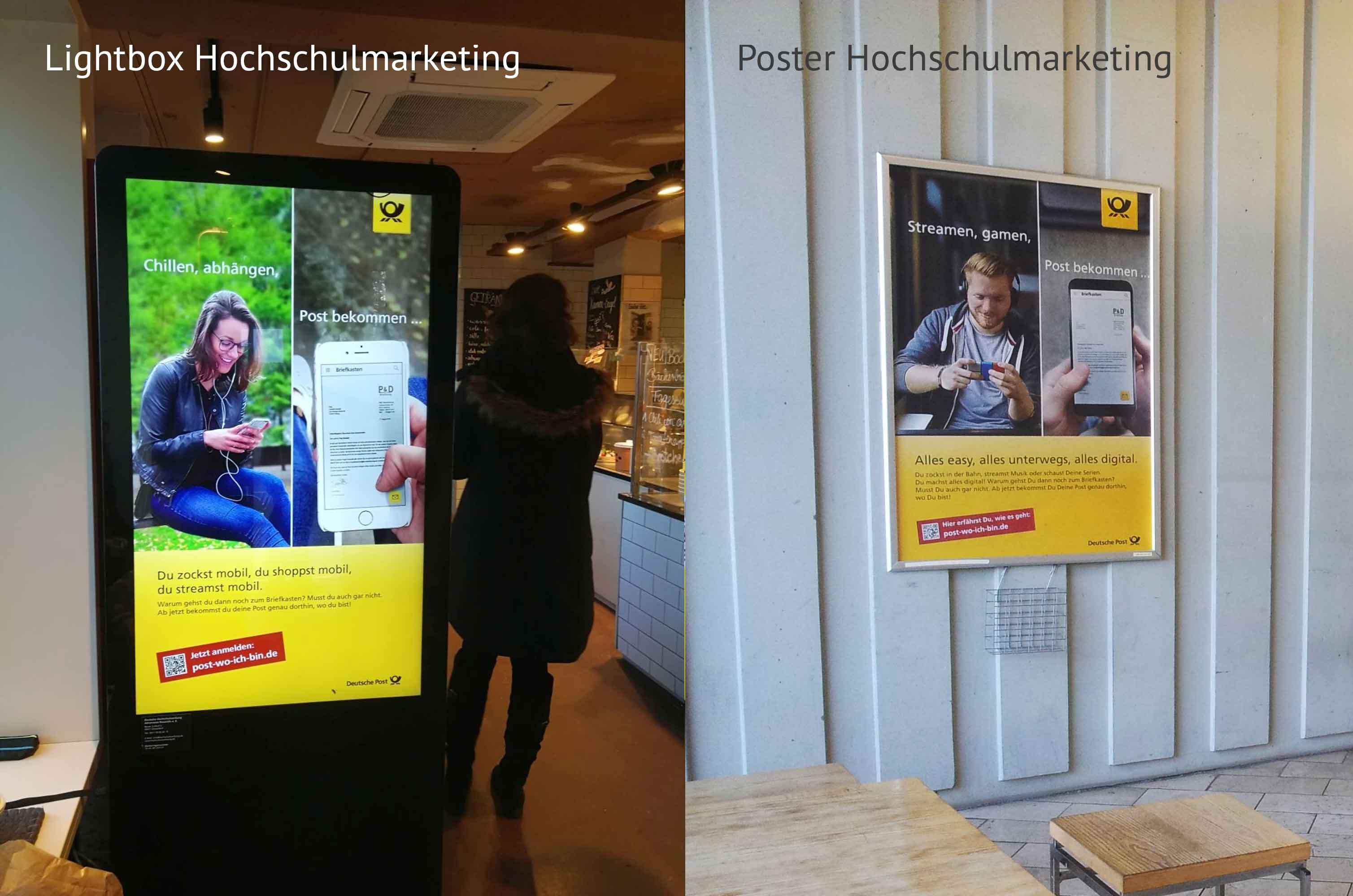 Hochschulmarketing im Rahmen der E-POSTSCAN Kampagne der Deutschen Post